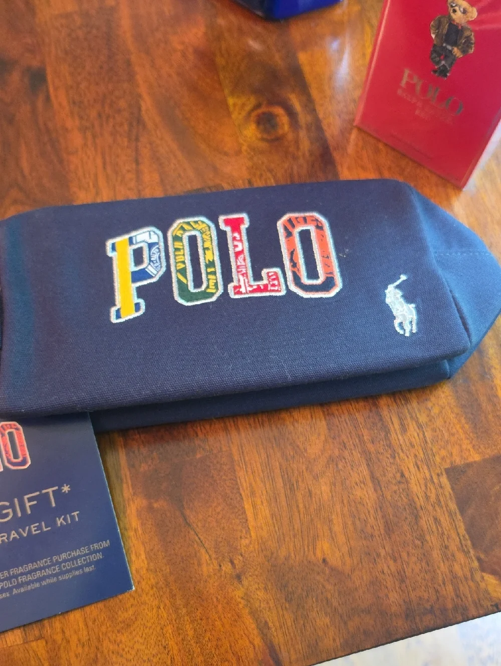 Polo Ralph Lauren RED Eau De Parfum 4.2 Fl Oz NIB And Polo Travel Bag NWT